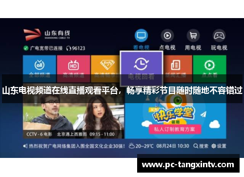 山东电视频道在线直播观看平台，畅享精彩节目随时随地不容错过